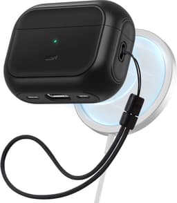 ESR Orbit Hybrid HaloLock Hoesje MagSafe Geschikt voor Apple AirPods Pro 1/2 Zwart — thumbnail 2