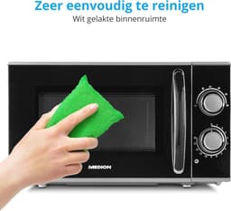 Magnetron 700 Watt - 17 Liter - 6 Vermogensstanden - Ontdooifunctie - Compact en Efficiënt — thumbnail 5
