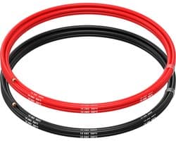 MMOBIEL 16 AWG Siliconen Elektrische Draad - 16 Gauge (1.31mm²) Vertinde Koperkabel 1,5 m - 2 Aparte Draden Rood & Zwart voor RC, Drones, 3D Printers, Batterijen, Luidsprekerdraden, Led Strips