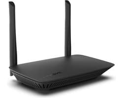Linksys E5350 - WiFi Router - Dual-Band - WiFi 5 - 1000 Mbps - Met 4 Ethernet Poorten - Eenvoudige Installatie - AC1000 - Zwart