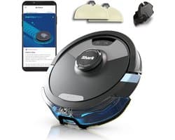 Shark Matrix Plus 2-in-1 Robotstofzuiger met Dweilfunctie - 360° LiDAR Sensor - met Laadstation - Huisdieren - Dweilrobot - 2024 Model - RV2620WDEU