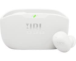 JBL Wave Buds 2 - Noise Cancelling Oordopjes - Oortjes Draadloos - Bluetooth In-ear True Wireless - 40 uur speeltijd - IP54 - Wit