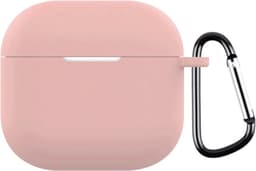 Telestore - hoesje geschikt voor AirPods 4 soft case cover - roze - TPU hoesje Beschermhoes - AirPods 4 Cover - AirPods 4 hoesje - Geschikt voor Apple Airpods 4 - gel hoesje met sleutelhanger — thumbnail 1