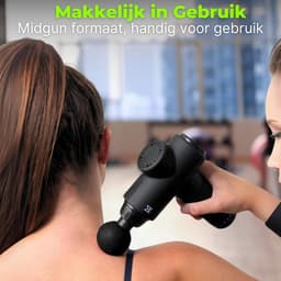 "Massagegun-spierherstel &deep tissue massage-draadloos masassge apparaat met opzetstukken — thumbnail 4