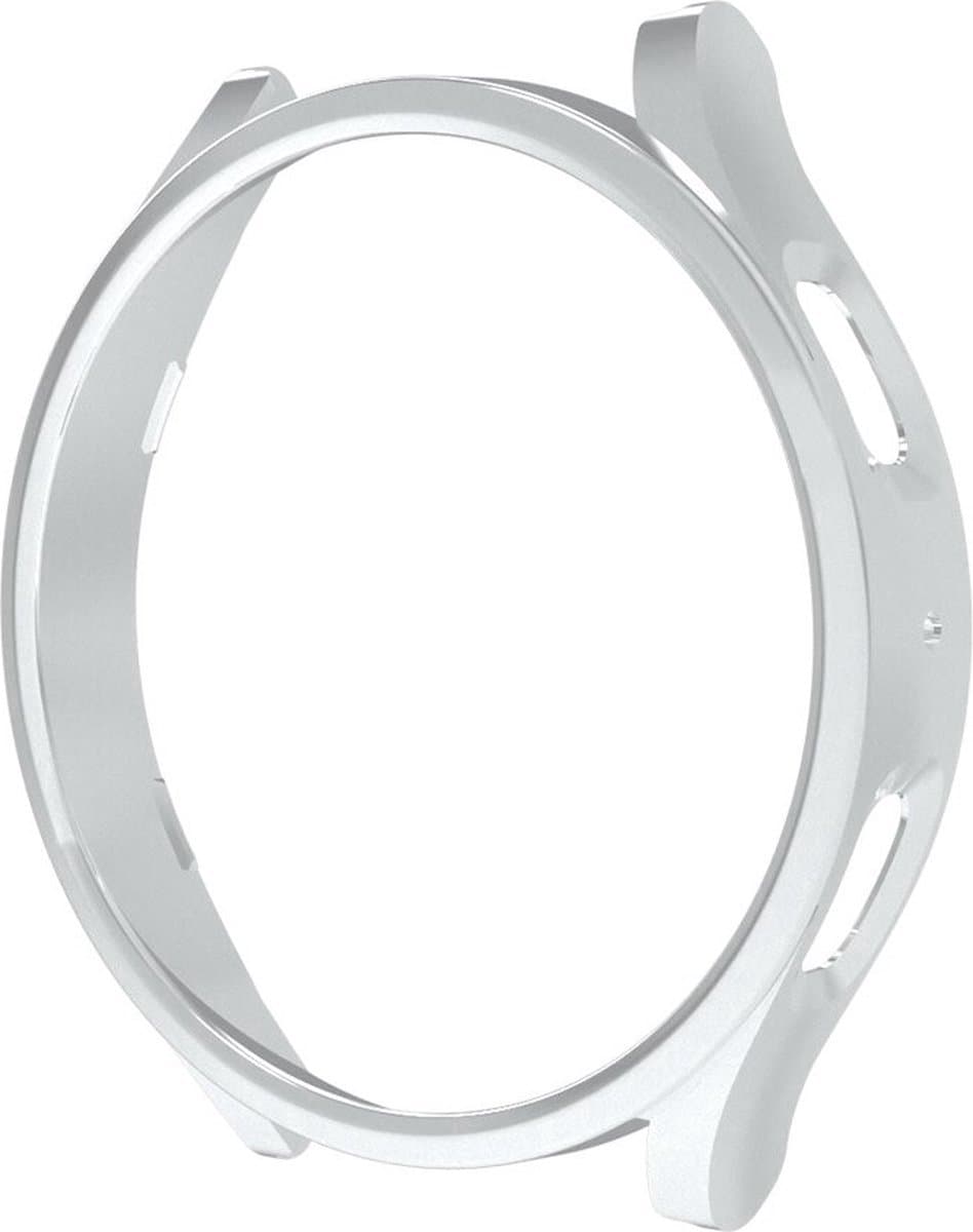 DrPhone AC7 - PC Bumper Case - Bescherm Cover - Geschikt voor Samsung Watch 4 Classic 46mm Flexibel – Zilver — afbeelding 1
