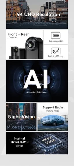 DDPAI Radar met Hardwire Kit Geschikt voor N5 Dashcam — thumbnail 3