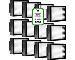 DEGG® - Filters geschikt voor iRobot Roomba i7/i7+, i8/i8+, i1, i3/i3+, i4/i4+, i5/i5+, i6/i6+, e5, e6, e7 - Hepa filters - geschikt voor iRobot onderdelen - DUBBEL JAARPAKKET - 12 STUK(S)