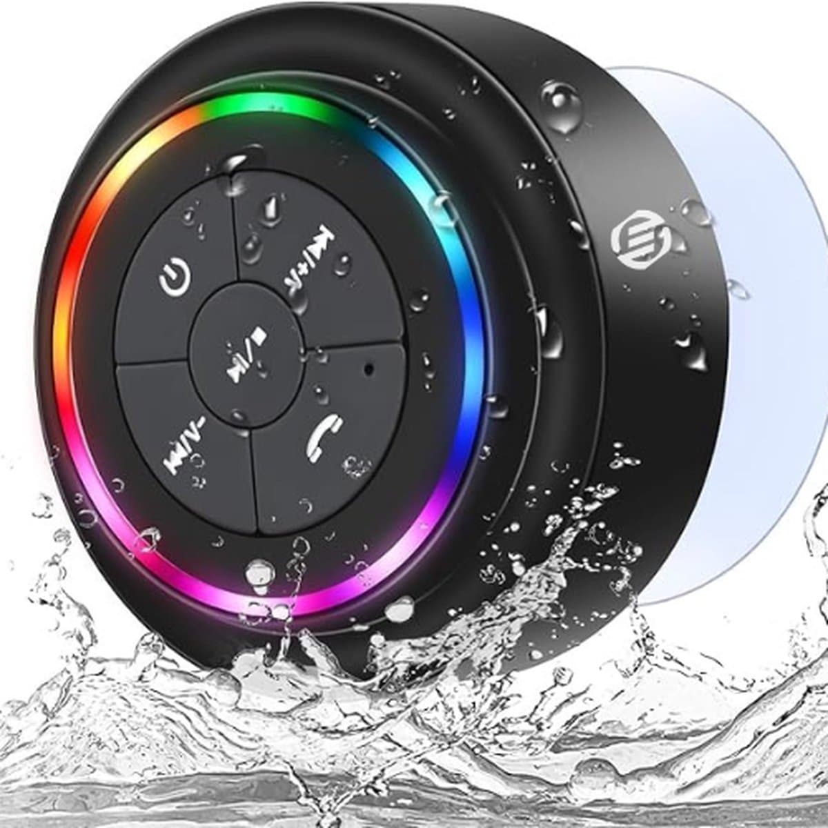 Equivera Bluetooth Speaker - Draagbare Luidspreker - Douche Luidspreker - Draadloos - Waterdicht — afbeelding 1