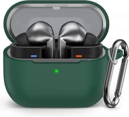 YONO Soft Case geschikt voor Samsung Galaxy Buds 3 / 3 Pro / 3 FE - Siliconen Hoesje - Donkergroen — thumbnail 1