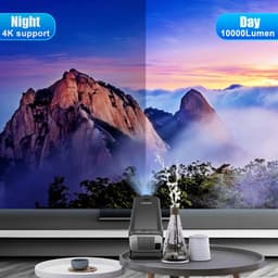 Mini Beamer - 4K Beeldkwaliteit - Android 11.0 - Projector Scherm - WIFI 6 & Bluetooth 5.2 - 200 ANSI - FULL HD - Home Cinema - 2024 Model — thumbnail 2