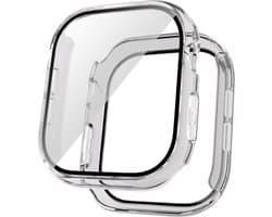 EP Goods - Full Cover/Hoesje - Screen Protector - Geschikt voor Apple Watch Series 10 & Series 11 - 46mm - Hardcase - Protection - Transparant