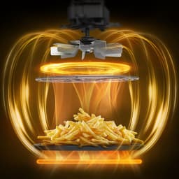 Moulinex Easy Fry Pizza AL4018 - Airfryer - Zwart — thumbnail 2