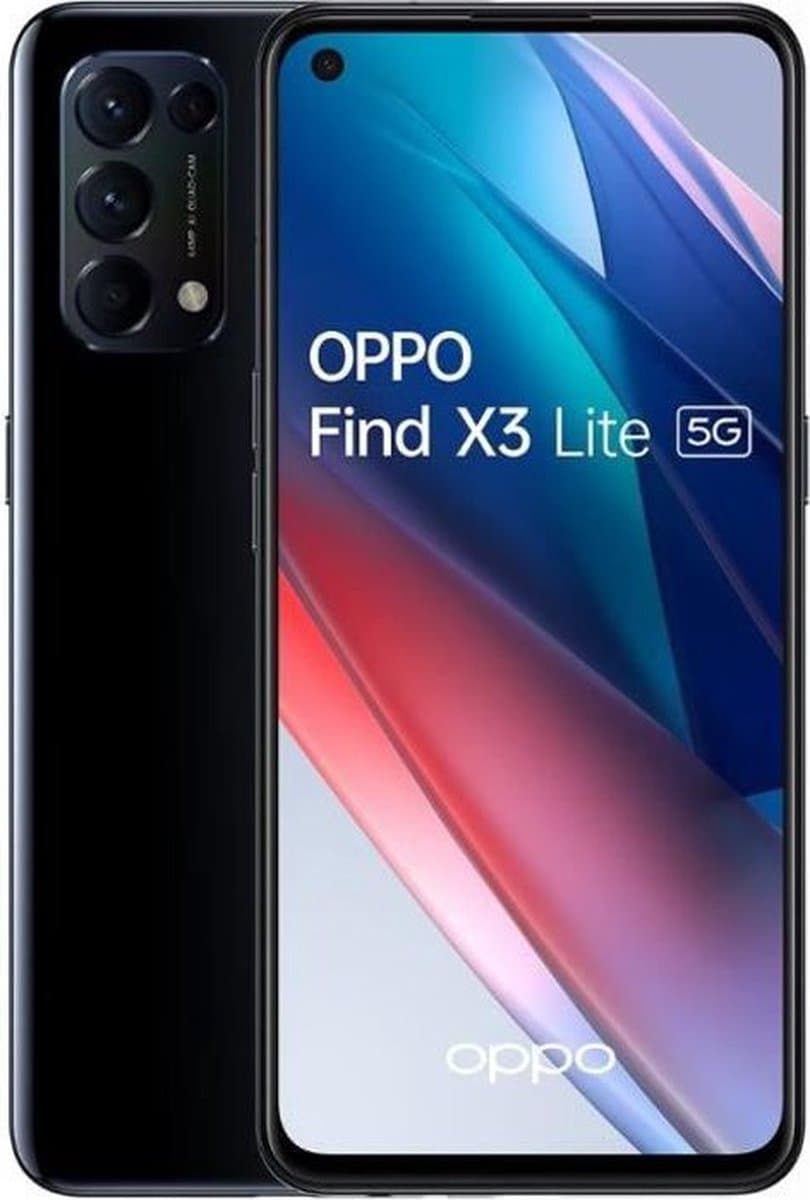 OPPO Find X3 Lite 5G - 128GB - Starry Black — afbeelding 1