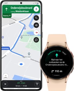 Samsung Galaxy Watch4 - Smartwatch dames en heren - 40mm - Pink gold — thumbnail 5