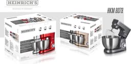Heinrich´s HKM 8078 - keukenmachine - 1400 Watt - XXL - antraciet. — thumbnail 5