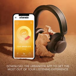 Urbanista Los Angeles Zelfopladende Draadloze Koptelefoon – Active Noise Cancelling – Light Charging – Eindeloze batterij – Zwart — thumbnail 6