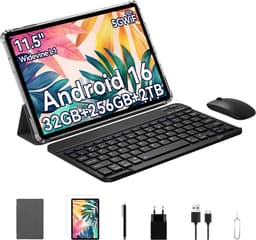 ExcitPower T12 Pro Tablet - 11.5 inch - 8000mAh- 24GB RAM - 256GB - 4G Dubbele Simkaart - WiFi 6 - Android 16 - Grijs — thumbnail 1