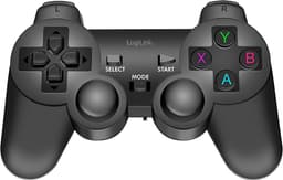 LOGILINK Professional Wireless gaming controller, 2.4 GHz, Windows PC, Android devices, TV boxes, PS3, black — thumbnail 1