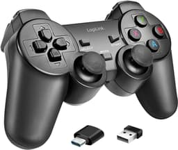 LOGILINK Professional Wireless gaming controller, 2.4 GHz, Windows PC, Android devices, TV boxes, PS3, black — thumbnail 2