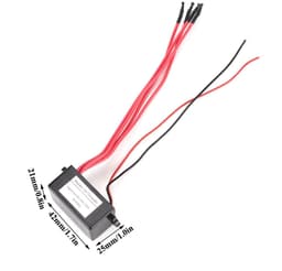Allecto - Luchtreiniger - Negatieve ionengenerator - Compact en duurzaam - Rood - Ionisatiemodule - Ideaal voor thuis - Mini formaat — thumbnail 3
