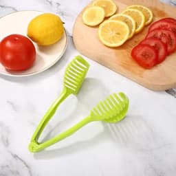 Citroensnijder, ABS Groentesnijder, Fruitsnijder voor Tomaten, Uien, Eieren met Ergonomische Handgreep — thumbnail 3
