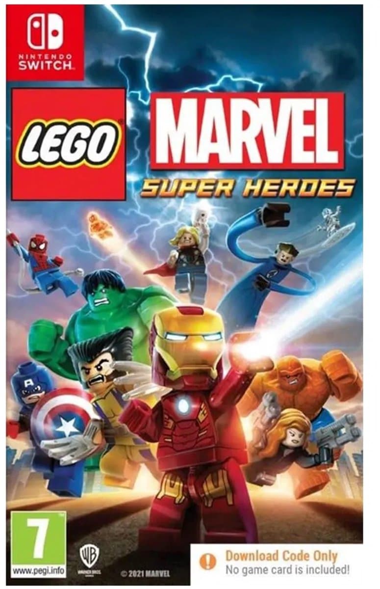 Nintendo Games Switch Lego Marvel Super Heroes Code In Box Veelkleurig PAL — afbeelding 1