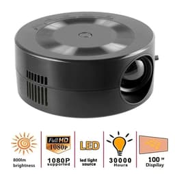 aladdien - Miniprojector - Draagbare Filmprojector - 1080p Smart Home-projector - Compatibel met USB - Ondersteunt Dezelfde Schermfunctie - G... — thumbnail 3