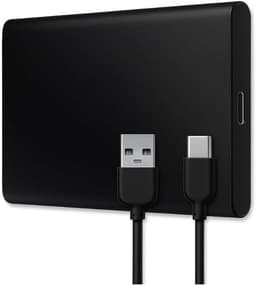 Externe Harde Schijf - Draagbare SSD - Data Opslag - Schokbestendig Ontwerp - 1 Terabyte - Zwart — thumbnail 1