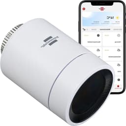 Radiator Thermostaat - Slimme Radiatorknop - Energie Besparen - Individuele Verwarmingsregeling - 5-30°C - Wit — thumbnail 1
