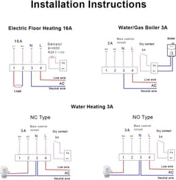 Slimme Thermostaat - Verwarming Bediening - Temperatuur Regelen - App Bediening - 86x86x40mm - Zwart — thumbnail 4