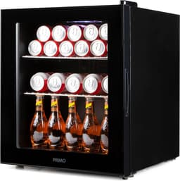 Drank Koelkast - Minibar Koeler - Dranken Koelen - Glazen Deur - 60 Liter - Zwart — thumbnail 5