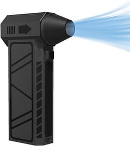Mini Turbo Ventilator - Luchtblazer Stofzuiger - Apparaten Reinigen - 130.000 RPM - 22 x 15 x 5 cm - Zwart — thumbnail 1