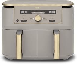 Airfryer Dubbele Bak 9,5L – 6-in-1 Heteluchtfriteuse – 2 Lades – 2470W – Vaatwasserbestendig — thumbnail 1