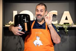 Heteluchtfriteuse - Airfryer Olievrije Frituurpan - Gezond Koken - Snel Luchtcirculatiesysteem - 3.8 Liter - Zwart — thumbnail 4