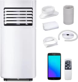 ZMR® Mobiele Airco voor Slaapkamer - Airco - Mobiele Airco - Wit - 31cm x 32cm x 70cm — thumbnail 1