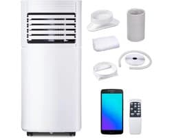 ZMR® Mobiele Airco voor Slaapkamer - Airco - Mobiele Airco - Wit - 31cm x 32cm x 70cm