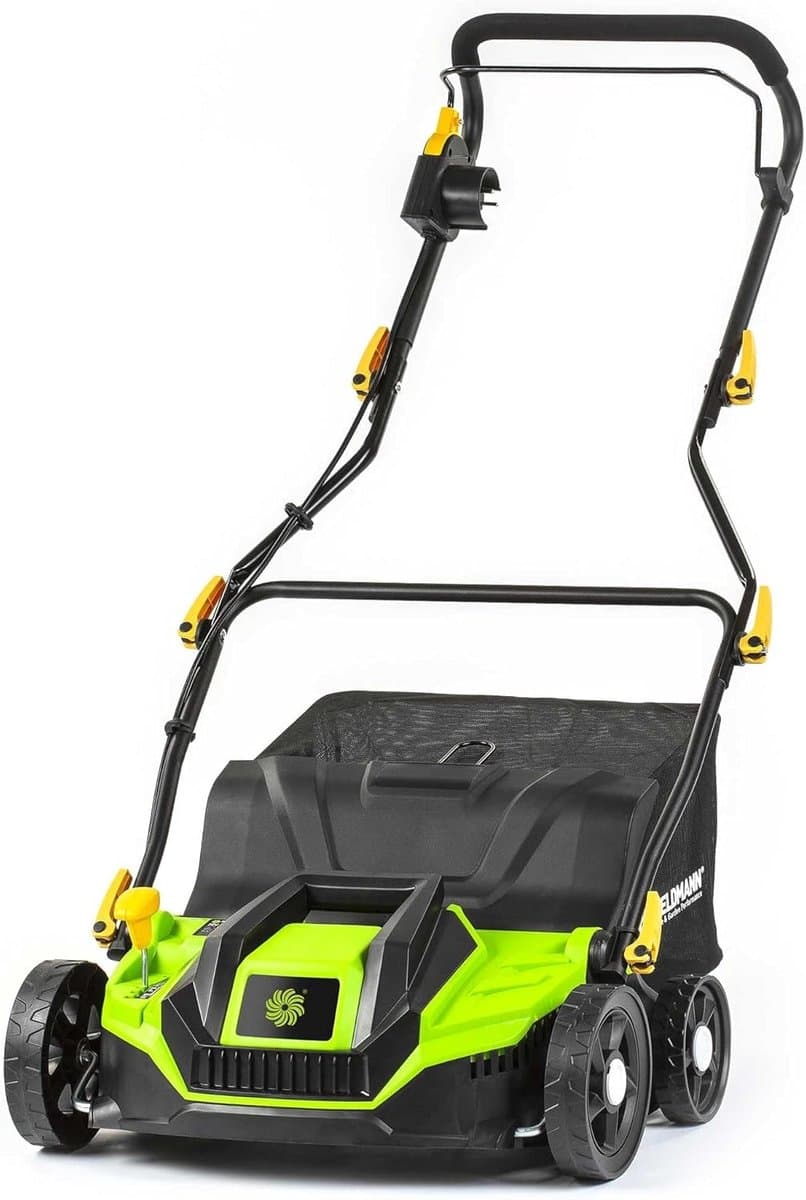 Elektrische Verticuteermachine – Gazonverticuteerder – Mosverwijderaar – Gazonhark – Grasmaaier – 1300 W Motor – Maaibreedte 320 mm – 40 L Opvangbak – Verstelbare Handgreep – Variabele Snijdiepte — afbeelding 1