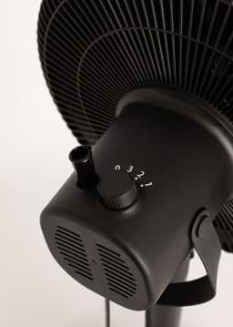 CREATE - Opvouwbare staande ventilator 50 W - Verstelbare hoogte - Stille werking - 3 snelheden - Zwart - AIR STAND FOLDABLE — thumbnail 2