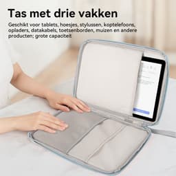 kotsren 11 Inch Tablets - Tablet Met Tablet Hoes Sleeve - Android 15 Kindertablet - 16GB RAM+128GB ROM - 6800mAh - 5G WIFI - Widevine L1 - Wit — thumbnail 3