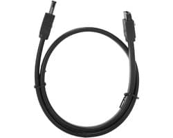 SATA ESATA Kabel - Seriële ATA Kabel - Externe Opslag Verbinden - Dubbele Interface - 50 cm - Zwart