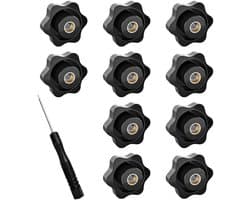 M5 Stermoer met Binnen draad voor Klemmen, Knop met Knurling, 10 Stuks voor Bevestiging en Montage