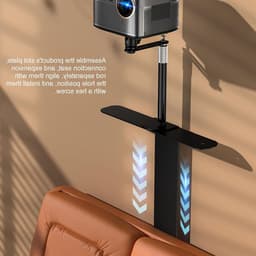 Projector Houder voor Sofa en Bed, Ruimtebesparende Wandmontage met 360 Graden Rotatie voor Computergebruik — thumbnail 4