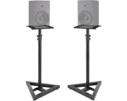 REN® Luidspreker Standaard - Standaard - Luidsprekerstandaard - Zwart - 46cm x 46cm x 66cm