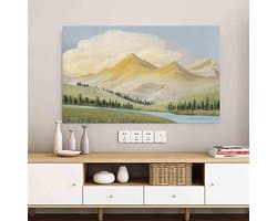 Tv-hoes - Stofhoes Beschermhoes - Tv Beschermen - Ademend Flanel - 64-65 inch - Stijl A