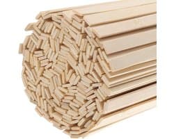 Houten Craft Sticks 100 Stuks 300 x 9 x 3 mm voor DIY Kunst en Ambacht Decoratie en Creativiteit