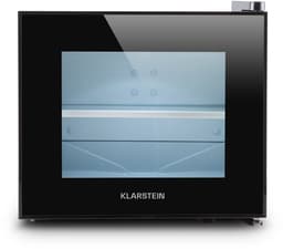 Klarstein Mini-Koelkast Frosty 10L 65W Zwart - Minikoelkast Drankkoeler Hotelkoelkast,8L 30 dB - voor Hotelkamer voor Kantoor voor Slaapkamer - LED-Binnenverlichting Glasdeur Stil - Mini Fridge - Kleine Koelkast - Compact Koelkast — thumbnail 1
