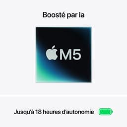 Apple MacBook Air Apple M M5 Laptop 34,5 cm (13.6) 16 GB 512 GB SSD Wi-Fi 7 (802.11be) macOS Tahoe Zilver — thumbnail 4
