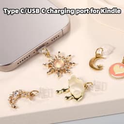 10 stuks stofkapjes voor Kindle, sterren-maanpatroon, schattige poortbeschermers voor e-readers, boeken, vrouwen, leraren en studenten — thumbnail 3