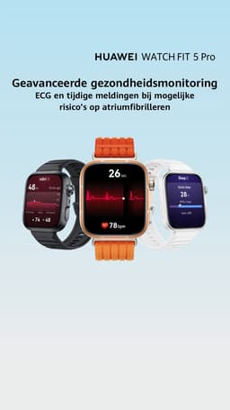 HUAWEI WATCH FIT 5 PRO- Wit - Premium ontwerp - Geavanceerde outdoor workout mogelijkheden - Professioneel gezondheidsmonitoring met TruSense - Compatibel met iOS & Android — thumbnail 9