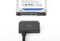 USB-C naar SATA Adapterkabel - Externe Harde Schijf Kabel - Data Overzetten - Ondersteunt 5TB Opslag - 35 cm - Zwart — thumbnail 3